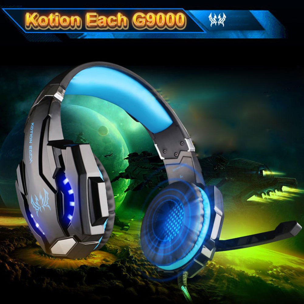 KOTION EACH G9000 3.5mm Gaming Headphone Game Headset Noise
